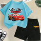 Racing children s pure cotton T shirt set