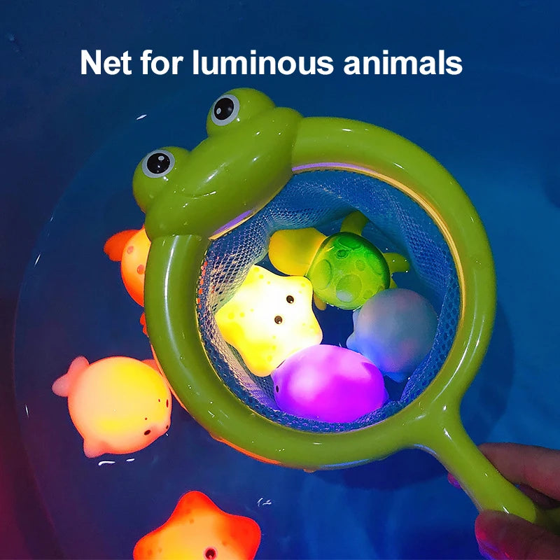 Baby Cute Animals Bath Toy LED Light Up