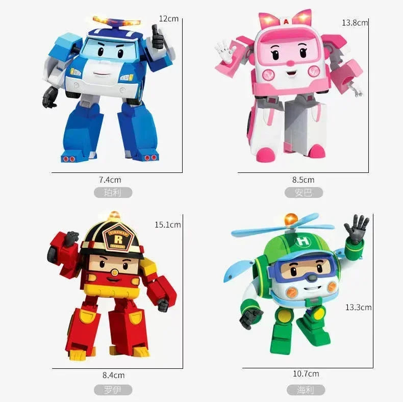 Silverlit Robocar Korea Robot Kids Toys Plastics Transformed