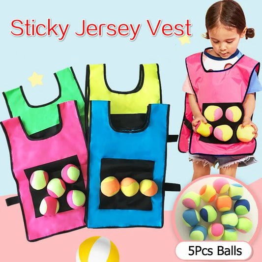 Outdoor Sport Game Props Vest Sticky Jersey Vest
