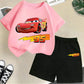 Racing children s pure cotton T shirt set