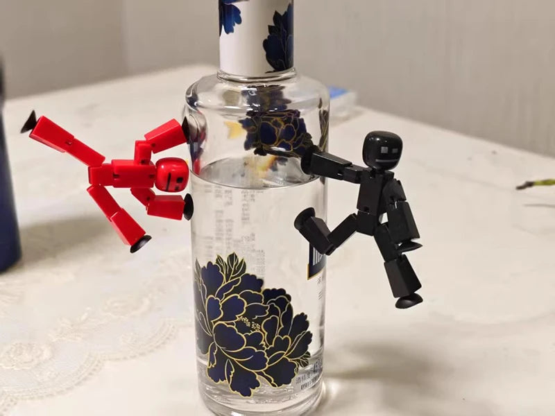 Suction Cup Stickbot Toys Sticky Robbot Toys for