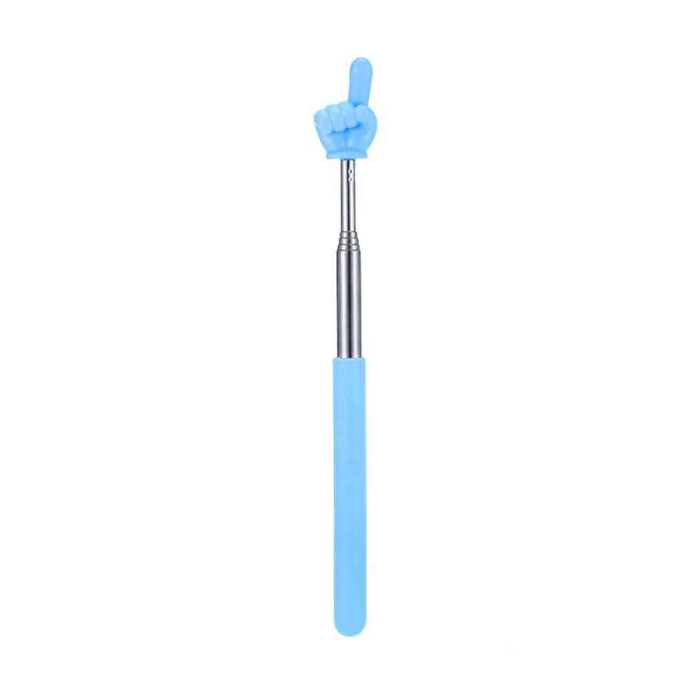 1PC Stainless Steel Teaching Pointer Telescopic Rod Finger