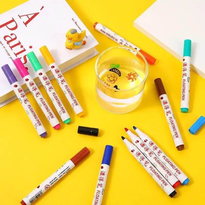 Montessori Magical Water Floating Student Painting Brush Whiteboard