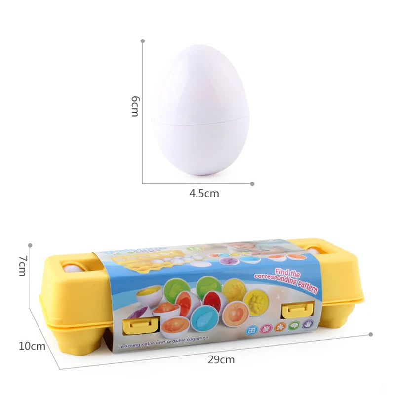 Matching Eggs Toys for Kids 1 2 3Toddlers