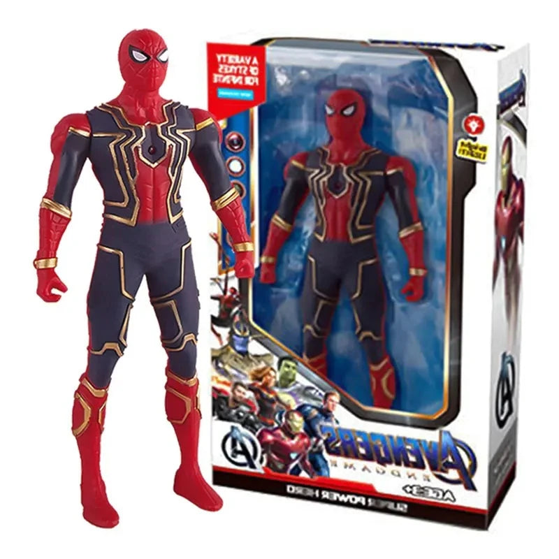 2024 Marvel Spiderman Hulk Ironman Anime Action Figure