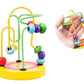 Colorful Wooden Roller Coaster Educational Circle Toy For