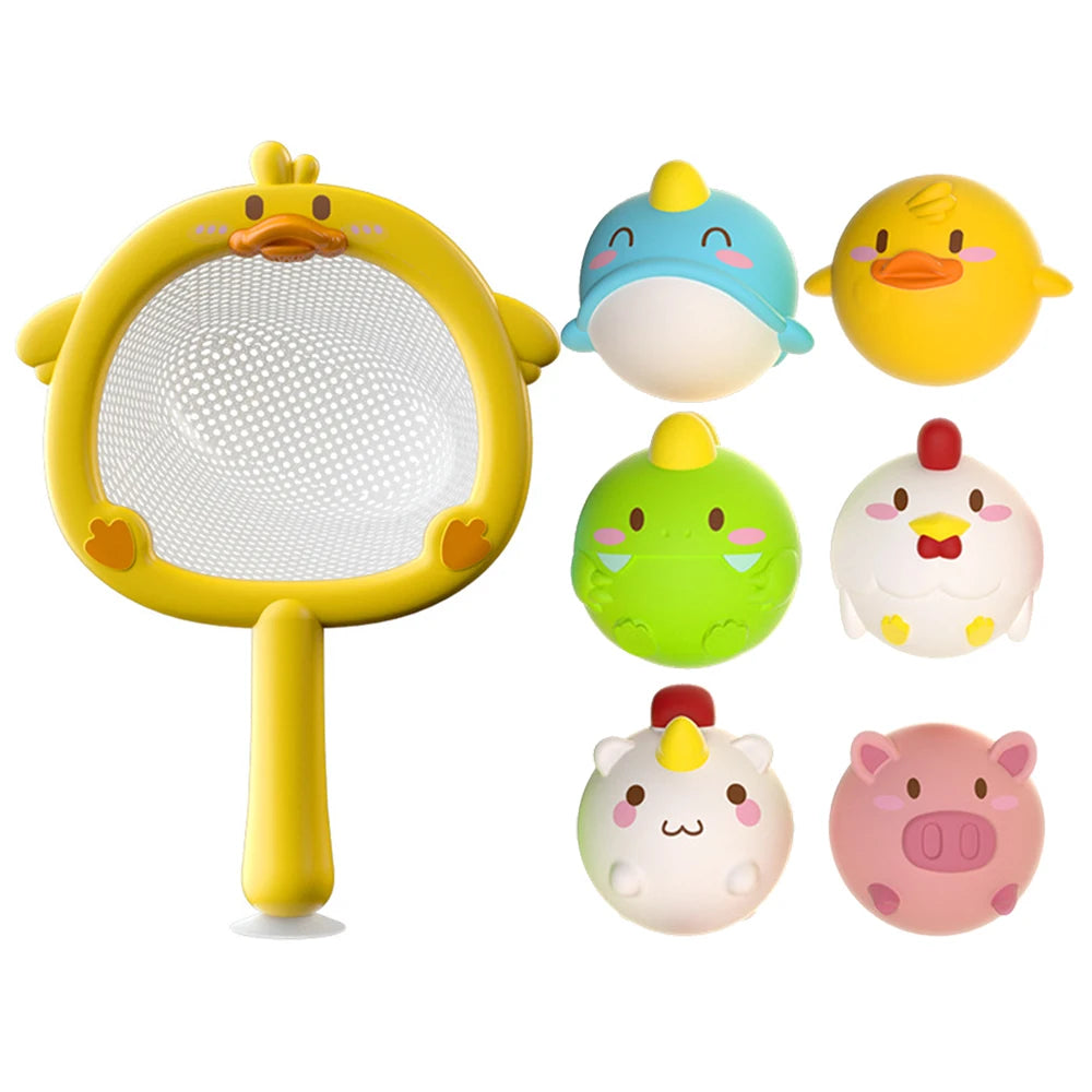 Baby Cute Animals Bath Toy LED Light Up