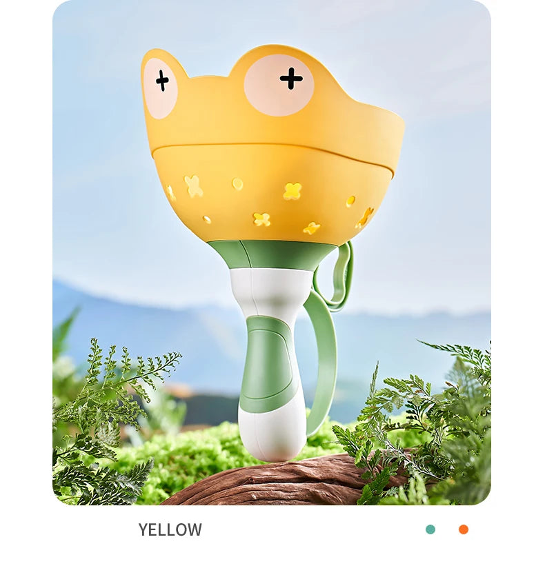 Pull String Flying Saucer Disc Launcher Kids Flying
