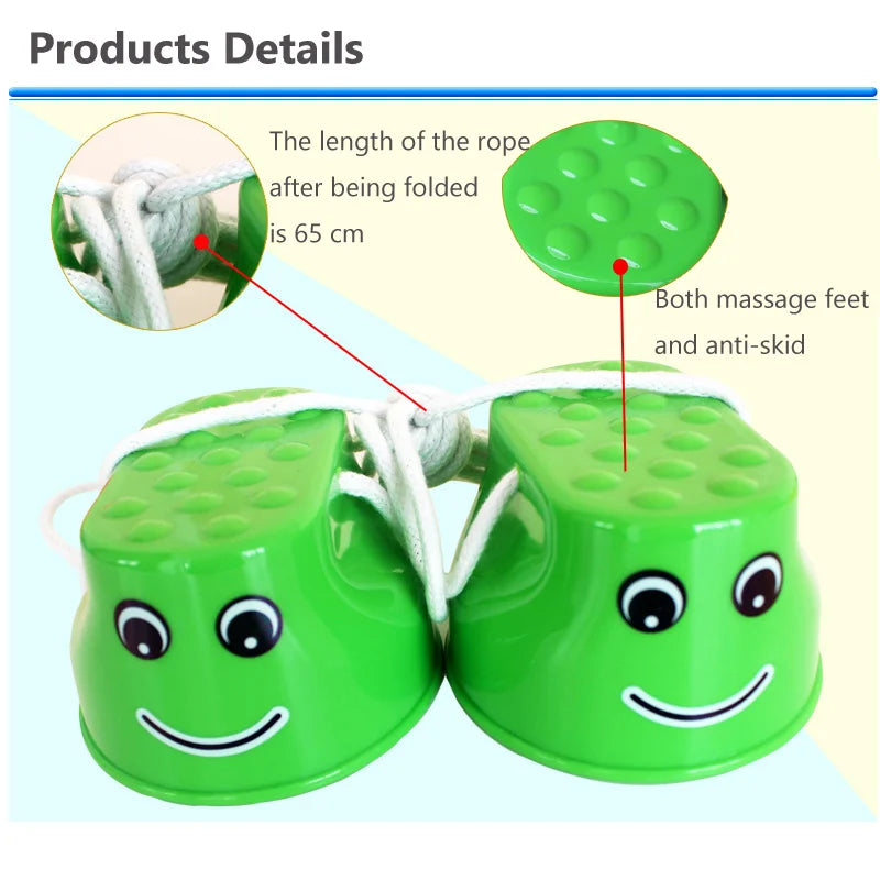 1 Pair Children s Smile Jumping Stilts Kindergarten