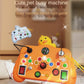 Montessori Busy Board Sensory Toys Cartoon with LED