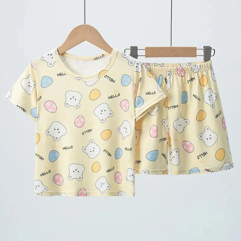 Summer CHILDREN S Clothing Short Sleeve Shorts 2