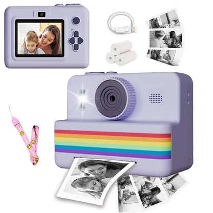 Digital Children Camera For Photography Mini Printer Portable