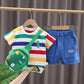 Summer Cute Cartoon Dinosaur Fashion Children O neck