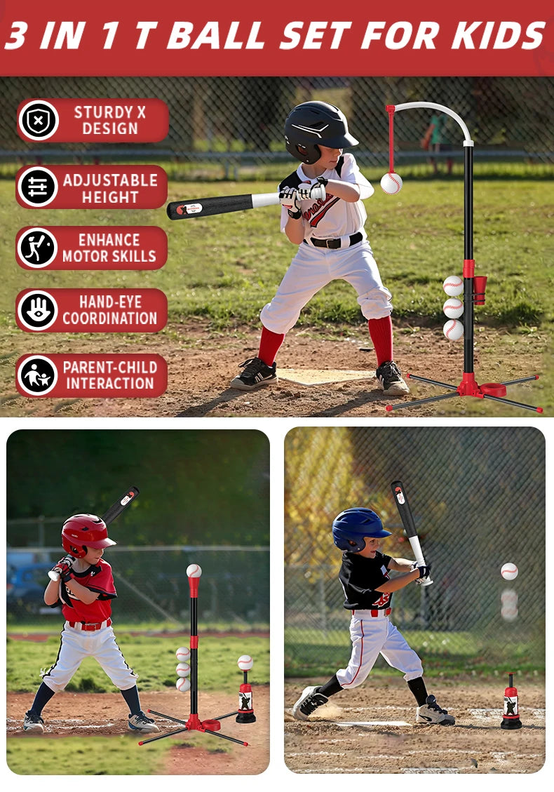 3 in 1 T Ball Set for Kids
