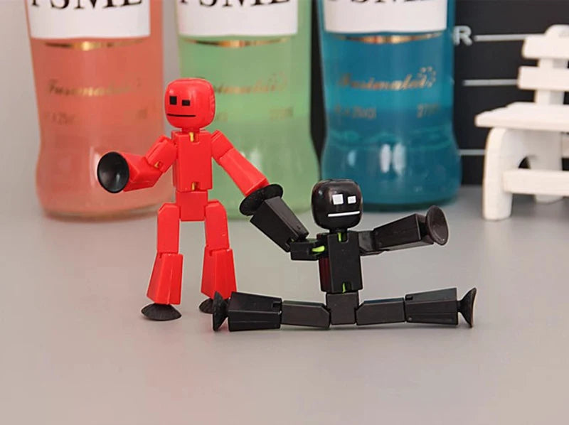 Suction Cup Stickbot Toys Sticky Robbot Toys for