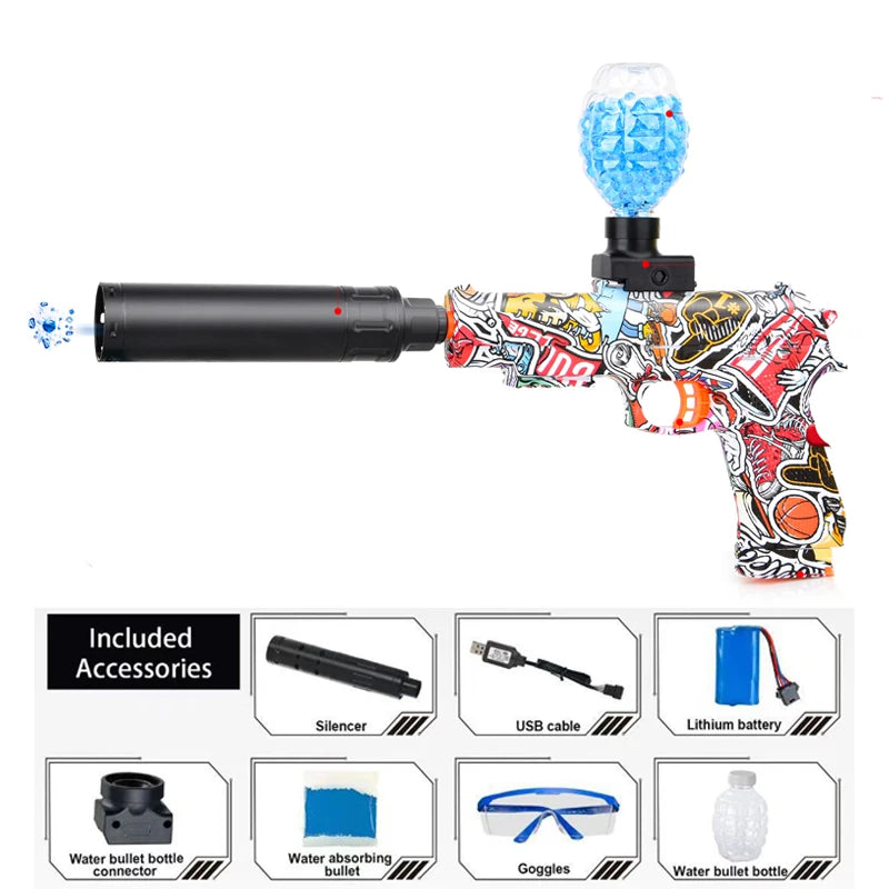 Kids Outdoor Toy Electric Gel Gun Water Ball