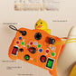 Montessori Busy Board Sensory Toys Cartoon with LED