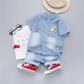 New Summer Baby Boys Denim Clothing Children Casual
