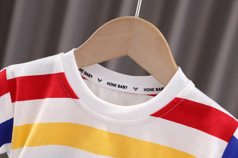 Summer Cute Cartoon Dinosaur Fashion Children O neck