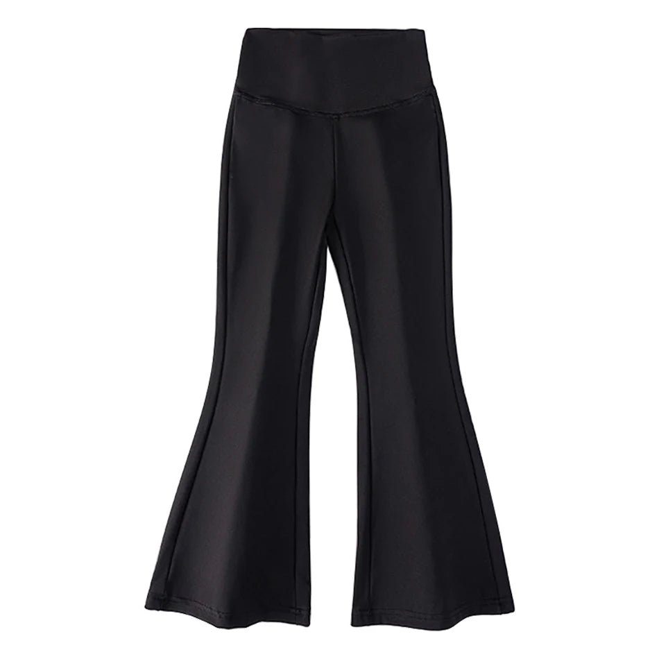Stylish Children High Waisted Slimming Comfortable Bootcut Leggings