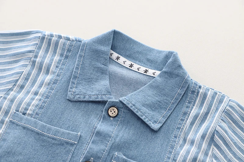 Infant Fashiont Bay Boys Denim Clothing Sets Summer
