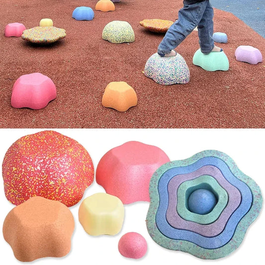 Foam Balance Stepping Stone Kids Sports Toys Touch