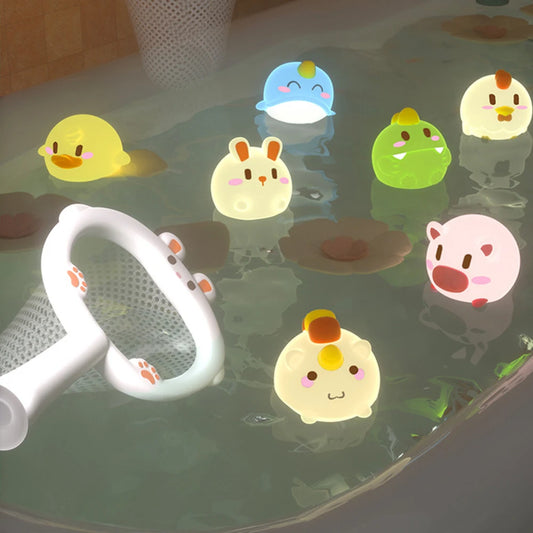 Baby Cute Animals Bath Toy LED Light Up