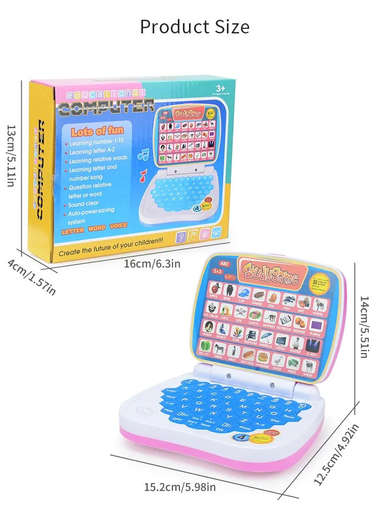 English Learning Small Laptop Toy for Kids 2