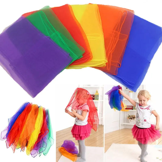 6 Colors Practical Gymnastics Scarves For Outdoor Game
