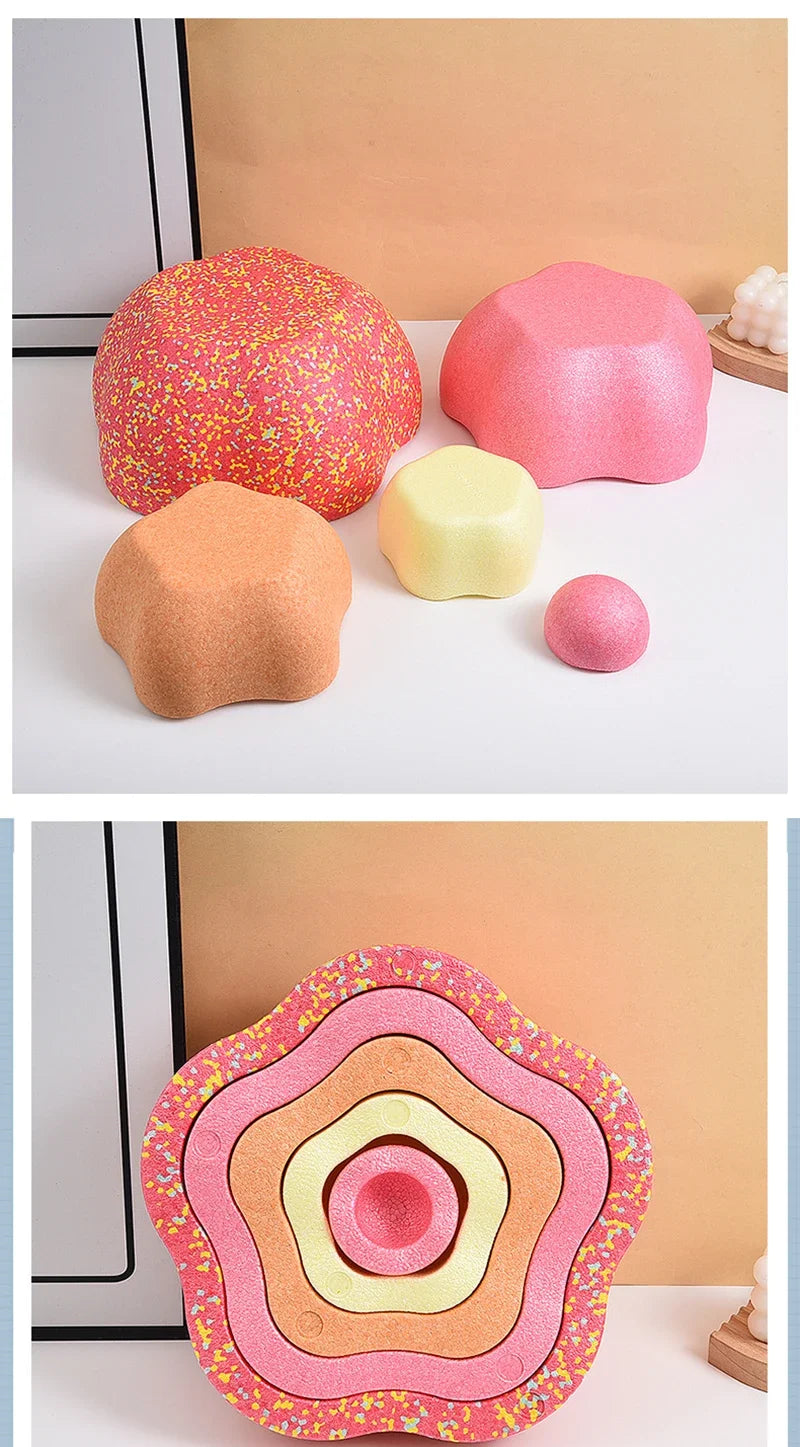 Foam Balance Stepping Stone Kids Sports Toys Touch