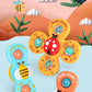 Suction Cup Spinner Toy 3PCS Windmill Cartoon Animal