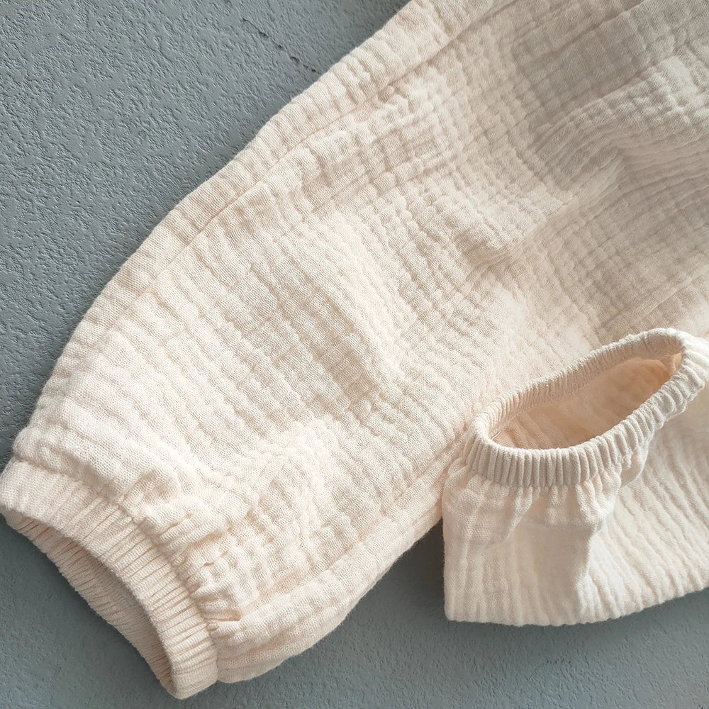 Summer Korea Children Pants Casual Girls Boys Cotton