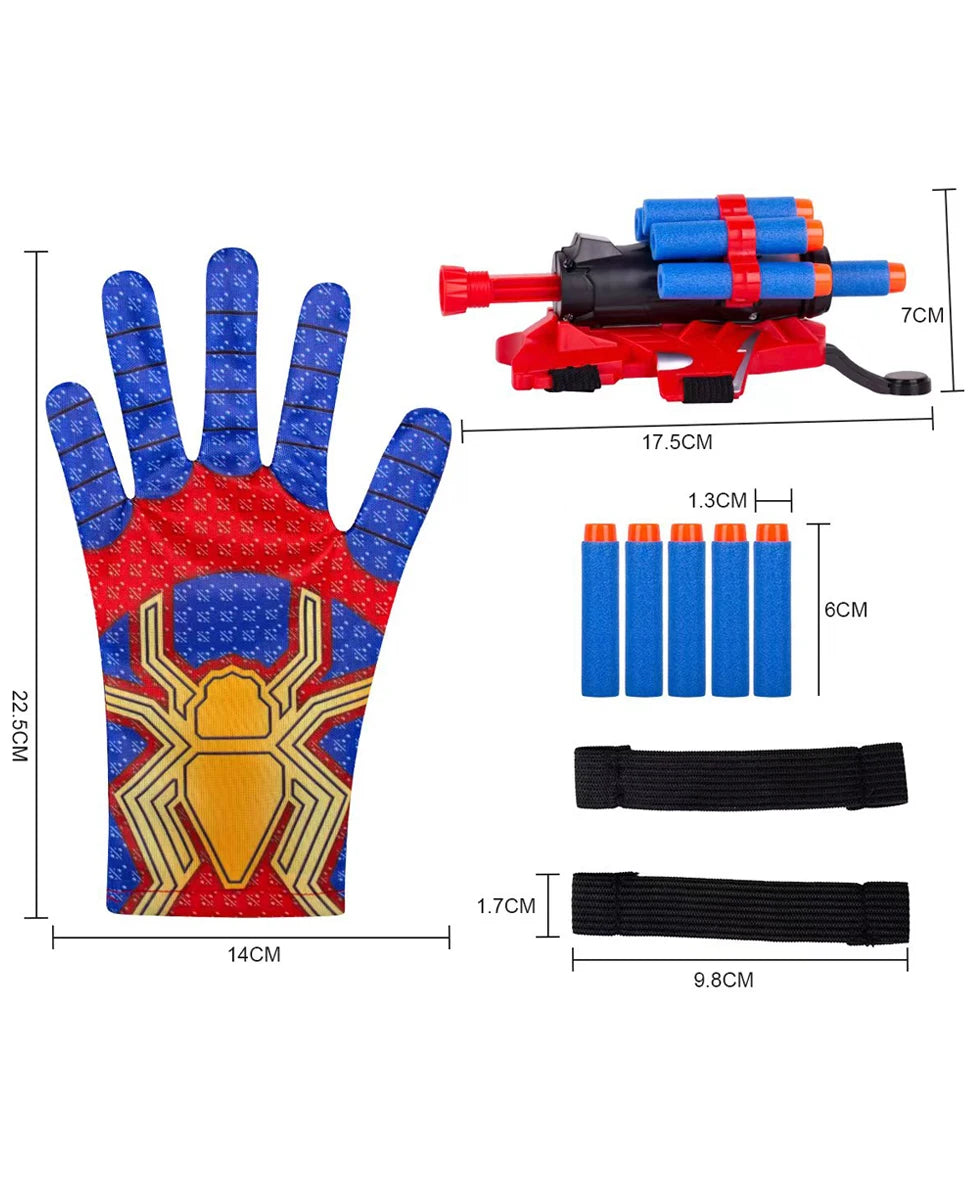 Spider Launcher Chidlren Toy Glove Web Shooters Halloween