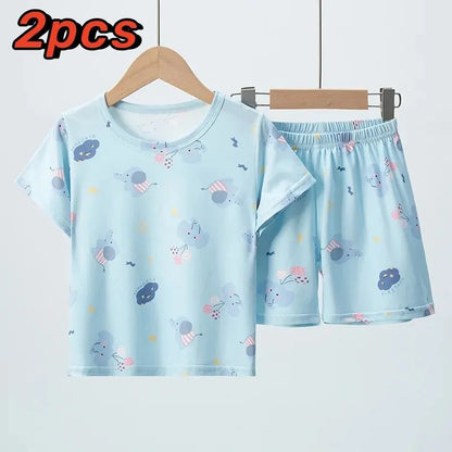 Summer CHILDREN S Clothing Short Sleeve Shorts 2
