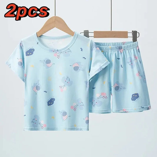 Summer CHILDREN S Clothing Short Sleeve Shorts 2
