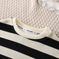 Summer Children Sets Boys Girls Short sleeved Striped