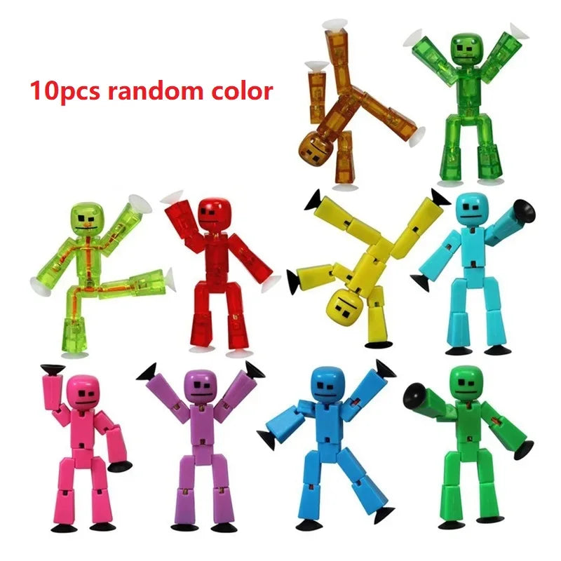 Suction Cup Stickbot Toys Sticky Robbot Toys for