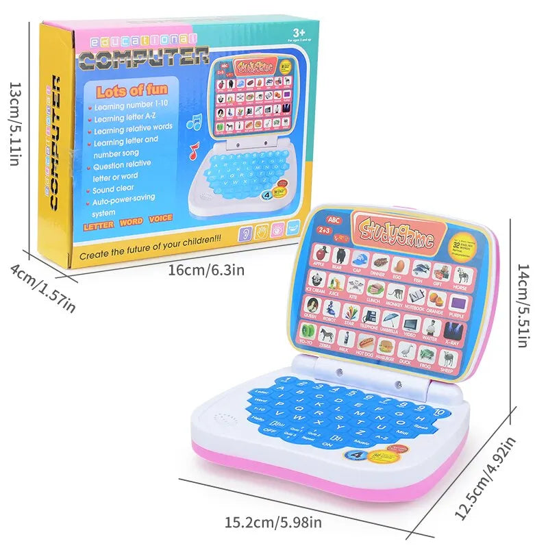 English Learning Small Laptop Toy for Kids 2