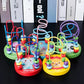 Colorful Wooden Roller Coaster Educational Circle Toy For