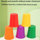 Montessori Toys Mini Stack Cup Game With Card