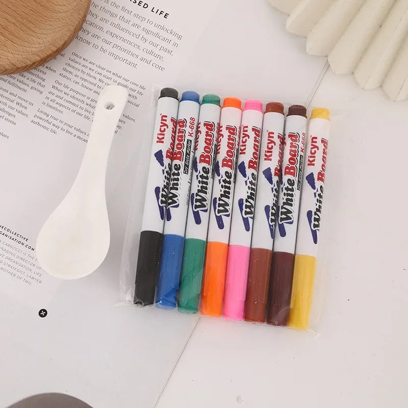Montessori Magical Water Floating Student Painting Brush Whiteboard