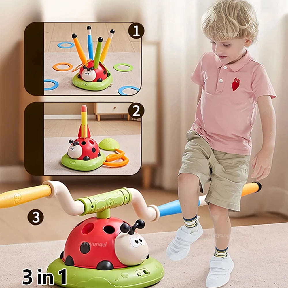 3 in 1 Musical Jump Sports Toys Toss