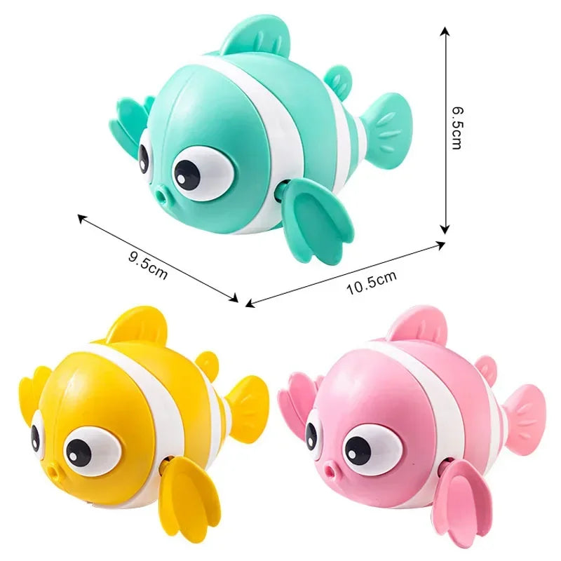 Bath Toys Cute Swimming Clown Fish Bath Toy