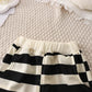 Summer Children Sets Boys Girls Short sleeved Striped