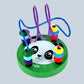 Colorful Wooden Roller Coaster Educational Circle Toy For