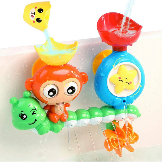 Baby Bath Toy Wall Sunction Cup Track Water