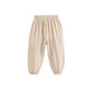 Summer Korea Children Pants Casual Girls Boys Cotton