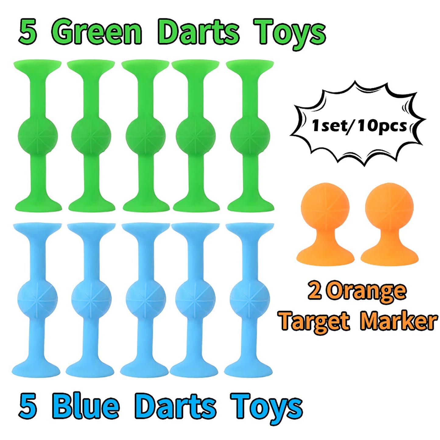 Dart suction cup versatile sticky and enjoyable suction