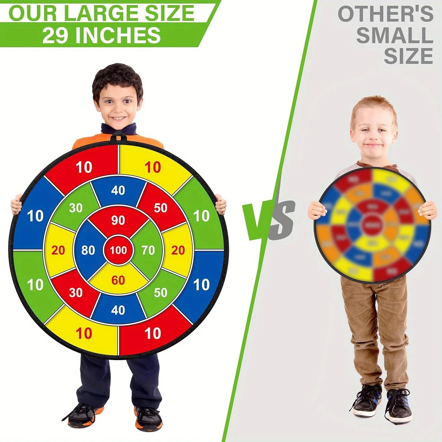 29 inchs Kids Dart Board Game Set with